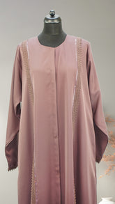 Classic Lace Work Abaya